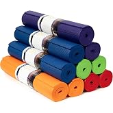 Sunshine Yoga Voyage 5mm Studio Yoga Mats, 10 Pack, 72x24in | Extra Long, Anti-Tear Exercise Mats for Workout, Stretching, Fitness - Non Slip Gym Mats for Home, Schools and Studios