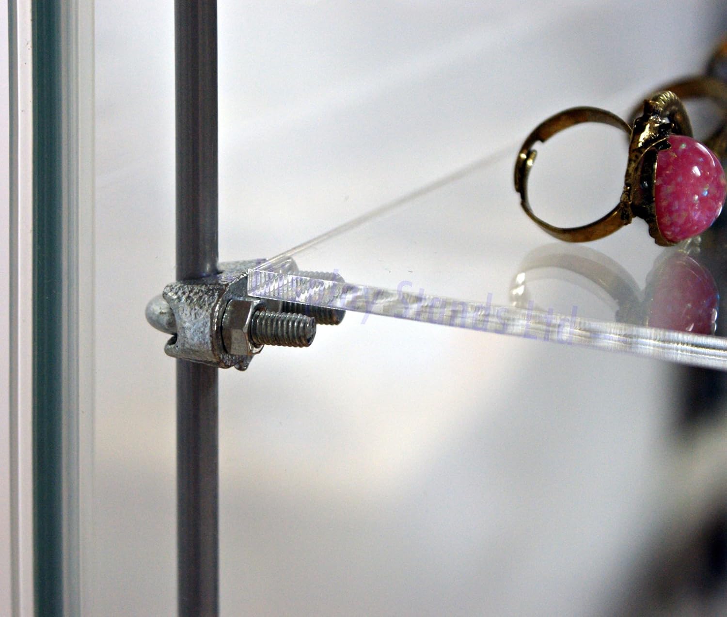 Display Stands Ltd Custom Extra Acrylic Shelves & Brackets to Fit Ikea