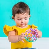Bright Starts Oball Classic Easy-Grasp Toy Pink Purple view 2