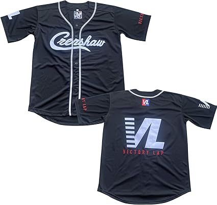 black and blue baseball jersey