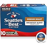 Seattle’s Best Coffee, Medium Roast K-Cup Coffee Pods, Breakfast Blend, 100% Arabica, 1 Box (10 Pods)