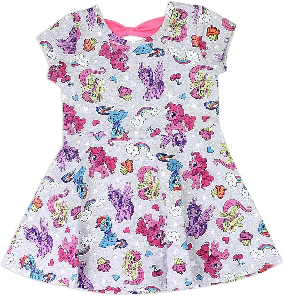 My Little Pony Little Girls' Allover Print Knit Dress