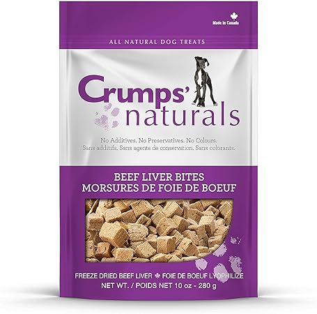 Amazon Com Crumps Naturals Beef Liver Bites For Pets 10 Ounce Pet Snack Treats Pet Supplies