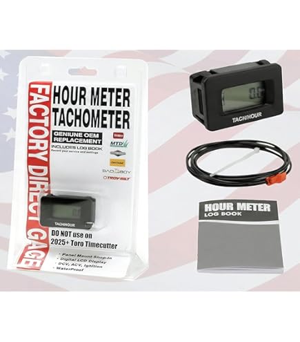 Amazon.com: Genuine Dixie Chopper Meter-Hour/Tach/Volt Non-Efi for
