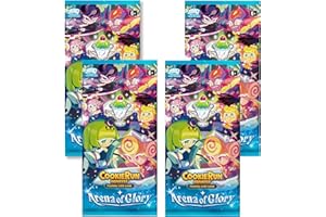 CookieRun: Braverse Trading Card Game - Arena of Glory Booster - 4 Pack Bundle (9 Cards Each) - Deck Building, Strategy Battl
