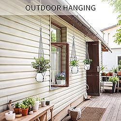 IDEEEPAN 3 Pack Macrame Plant Hanger