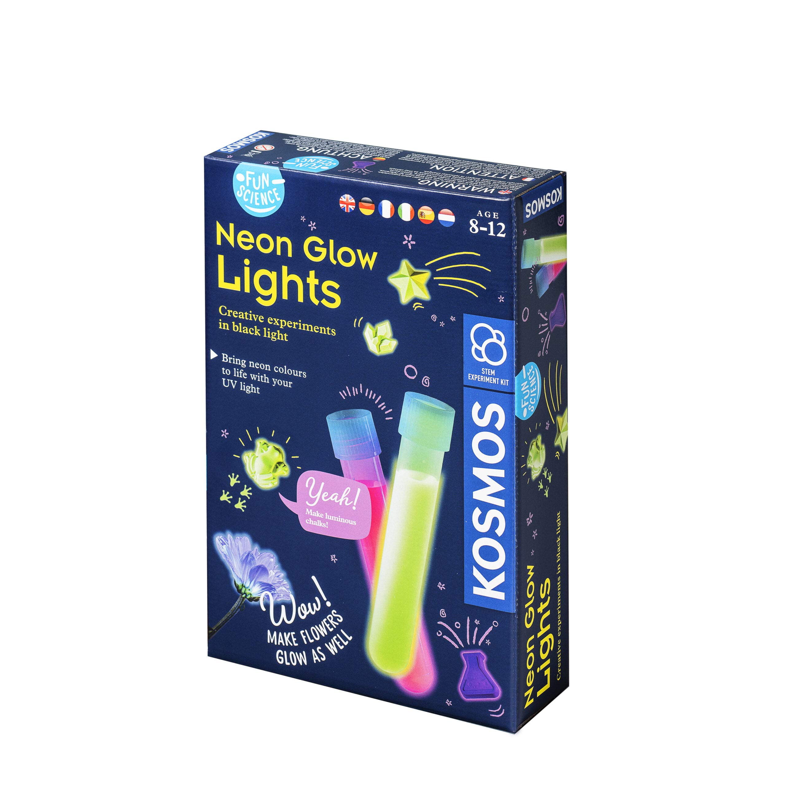 Thames & Kosmos | 7616830 | Neon Glow Lights | Fun Science| Stem Experiment Kit | Multi-Lingual | Ages 8+