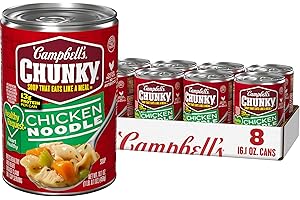 Campbell's Chunky Soup, Healthy Request Chicken Noodle Soup, 16.1 Oz Can (Case of 8)