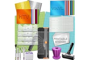 LOPASA Accessories and Supplies Bundle for Cricut Maker 4 & Explore 4, Starter Kit Tool Set, Beginners' Essentials