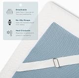 Vesgantti 4 Inch Memory Foam Mattress Topper King Gel Bamboo Charcoal Infused view 4