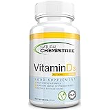 Vitamin D3 3000IU High Strength Vegetarian Tablets – 12 Month Supply (365 Tablets) – Easy to swallow Vitamin D3 Cholecalciferol Tablets by Natural Chemistree