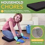 BLOSTM Thick Garden Kneeling Pad 2 Pack High Density Foam Two Textures view 5