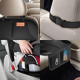 SMART ELF Car Seat Protector 2 Pack Isofix, Waterproof Padding, Organiser view 5