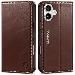SHIELDON Wallet Case for iPhone 16 Plus 5G