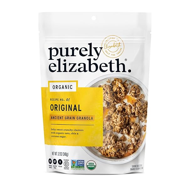 PURELY ELIZABETH, ORGANIC ORIGINAL, ANCIENT GRAIN GRANOLA, GLUTEN-FREE,...