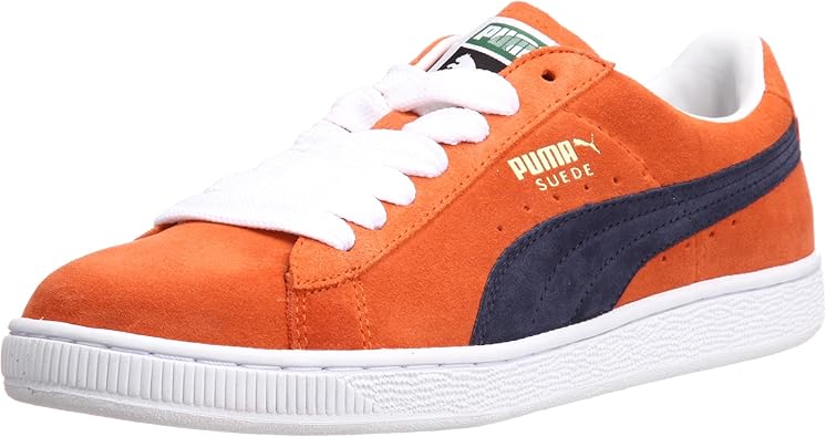 Amazon プーマ スウェード 06 チームオレンジ ムードインディゴ 22 5 シューズ バッグ