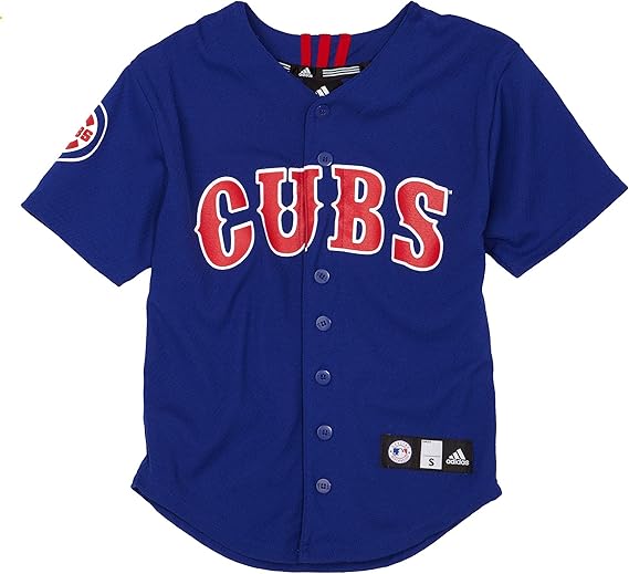 MLB Boys' Chicago Cubs Screen Print Baseball Jersey