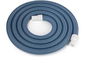 OSMOFUZE Pool Vacuum Hose, Heavy Duty Manual Swimming Pool Cleaner Hose With Swivel Cuff for Above Ground and Inground Pools, 1-1/2 Inch x 18 Ft
