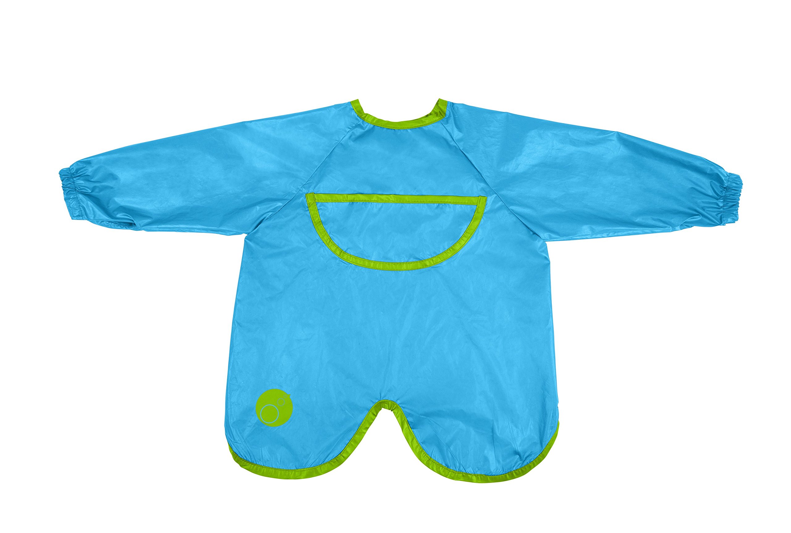 b.box Smock Bib Waterproof Cover All which Tucks into its Own Pouch (Ocean Breeze)