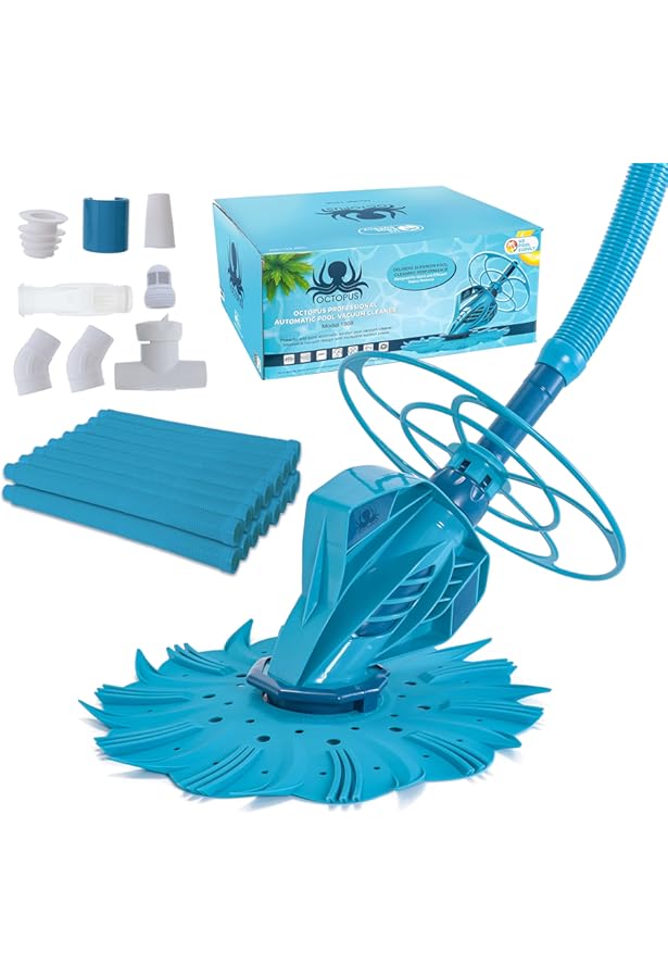 XtremepowerUS 75037 Climb Wall Pool Cleaner Automatic Suction Vacuum