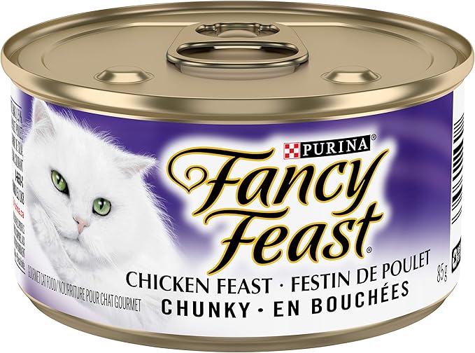 Fancy Feast Chunky Chicken Wet Cat Food, 85 g, 24 pack 2.04 kg