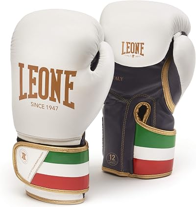Leone 1947 Boxing Gloves Unisex 10 oz White GN039