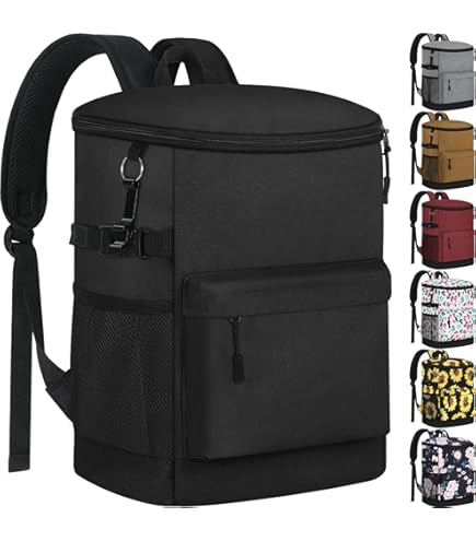 Cooler Backpack 36 Can, Leakproof Insulated Cooler Backpack With 25L/6.6Gal For Picnic Camping Beach Hiking Fishing Travel