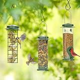 Urban Deco Green 3 Pack Fat Ball Bird Feeder Metal Hanging Station view 6