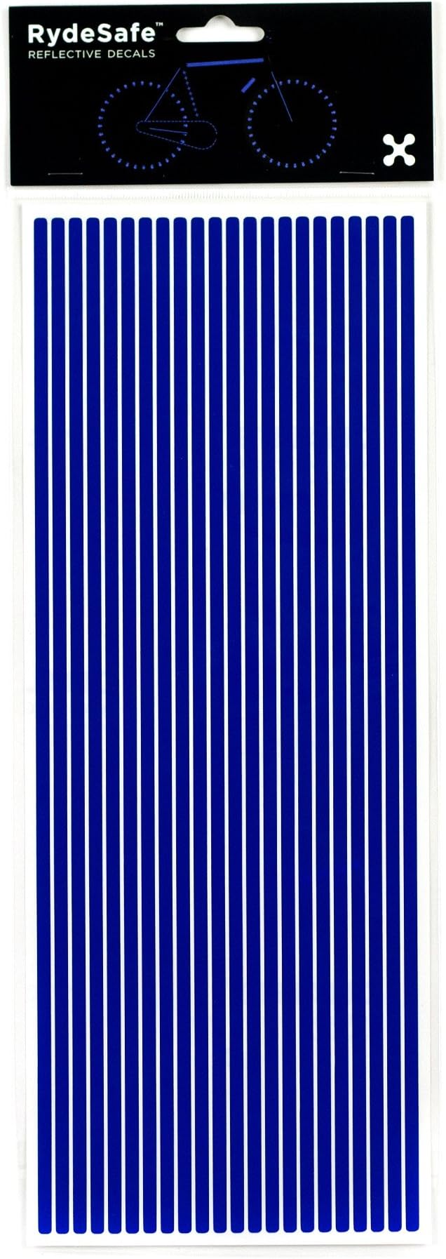 RydeSafe Reflective Decals 3/16" Pinstripes Kit Jumbo, White