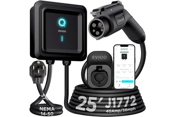 Amazon product: High-speed Level 2 home EV charging station.