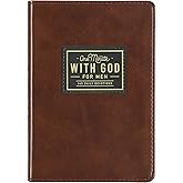 One Minute with God for Men 365 Devotions, Brown Faux Leather Flexcover