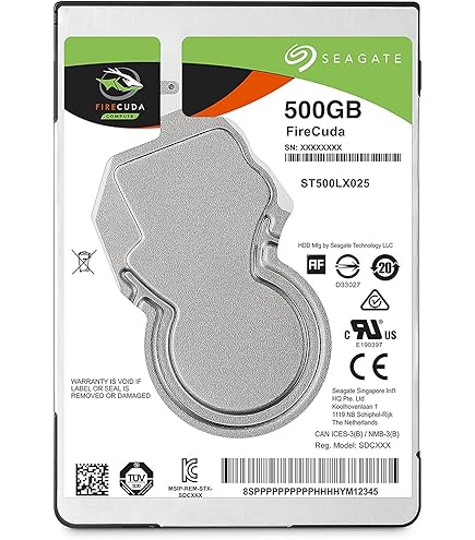 Amazon.com: Seagate FireCuda ST500LX025 500GB SATA 6.0 GB/s 64MB