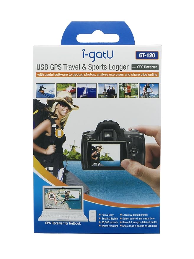 I Gotu Gt 1 Usb Gps Travel Logger W Blog Software Record And Trace Outdoor Activity On 3d Map Amazon In Electronics