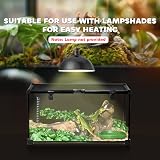 PawHut Glass Reptile Terrarium Medium 50x30x25cm with Thermometer view 8