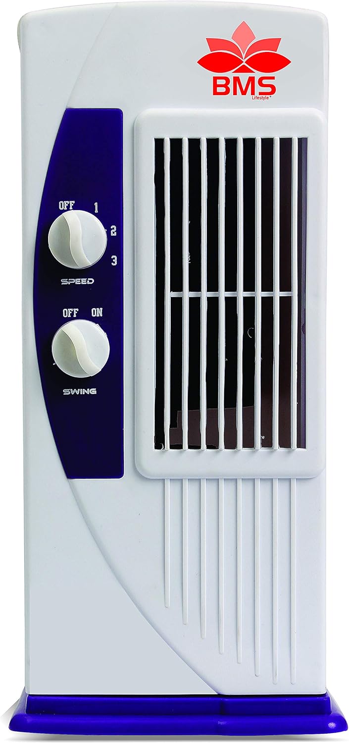 BMS Lifestyle TF104 Portable Mini Tower Fan with 90 Degree Rotating