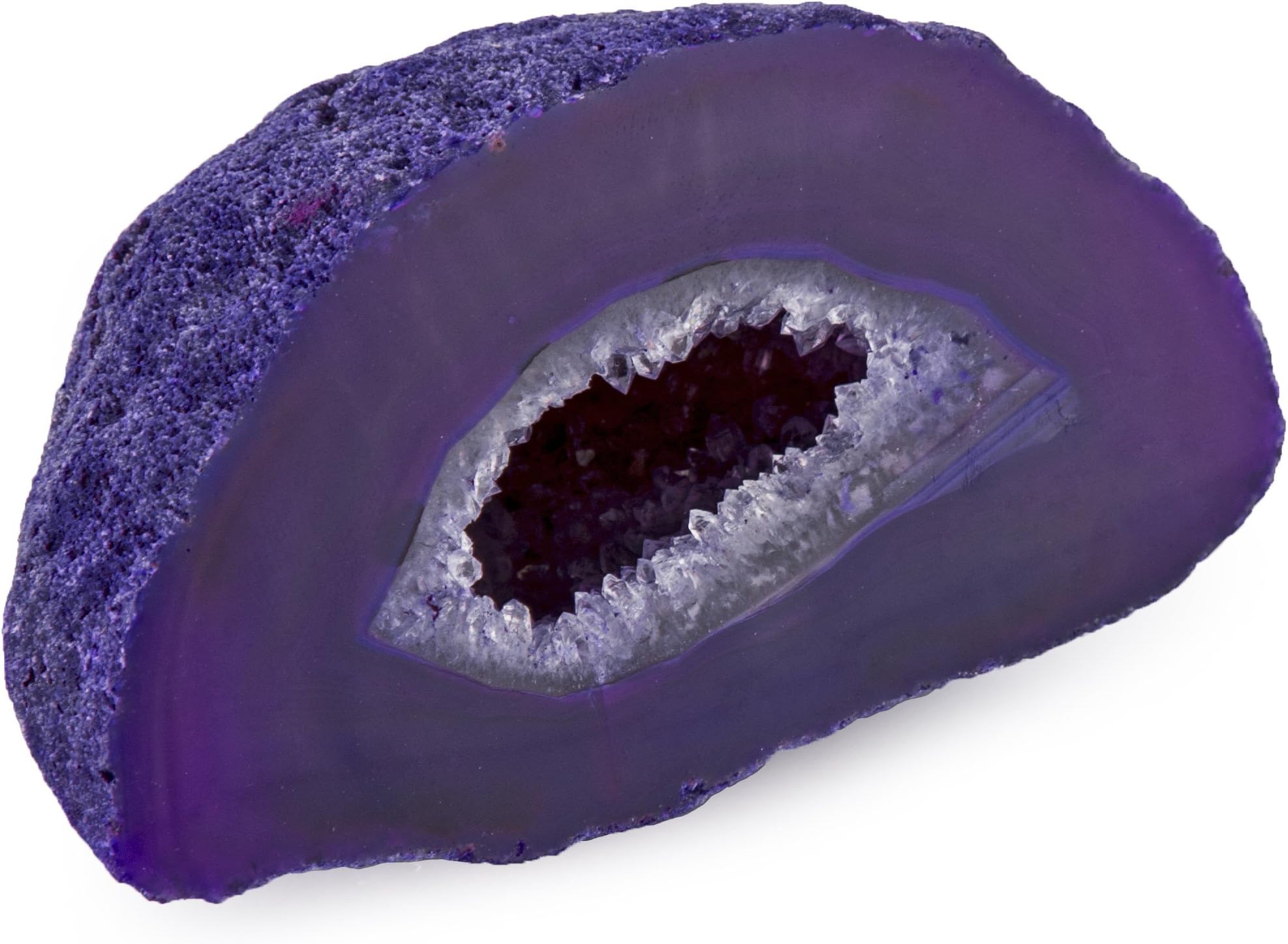 Crystal Allies Gallery: Assorted 1lb to 2lb Agate Druzy Geode Head - Choose Your Color