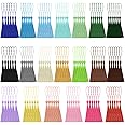 NACHLYNN 120 Pcs Bookmark Tassels Bulk 13cm/5 Inch Silky Handmade Soft Craft Mini Tassels for Jewelry Making with Loops for D