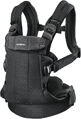 BabyBjörn Harmony Baby Carrier 3D Mesh Black ergonomic support