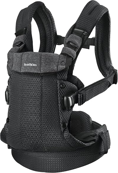 BabyBjörn Harmony Baby Carrier 3D Mesh Black ergonomic support