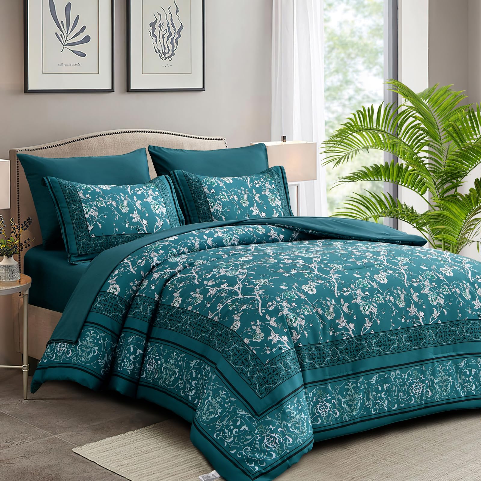 Turquoise Comforter Set Kingnull