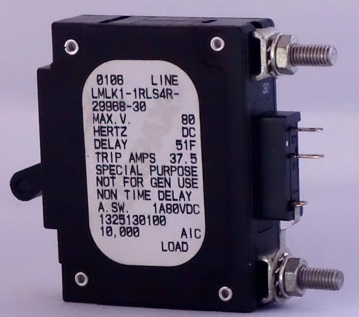 AIRPAX LMLK11RLS4R2996830 CIRCUIT BREAKER 30A BOLT