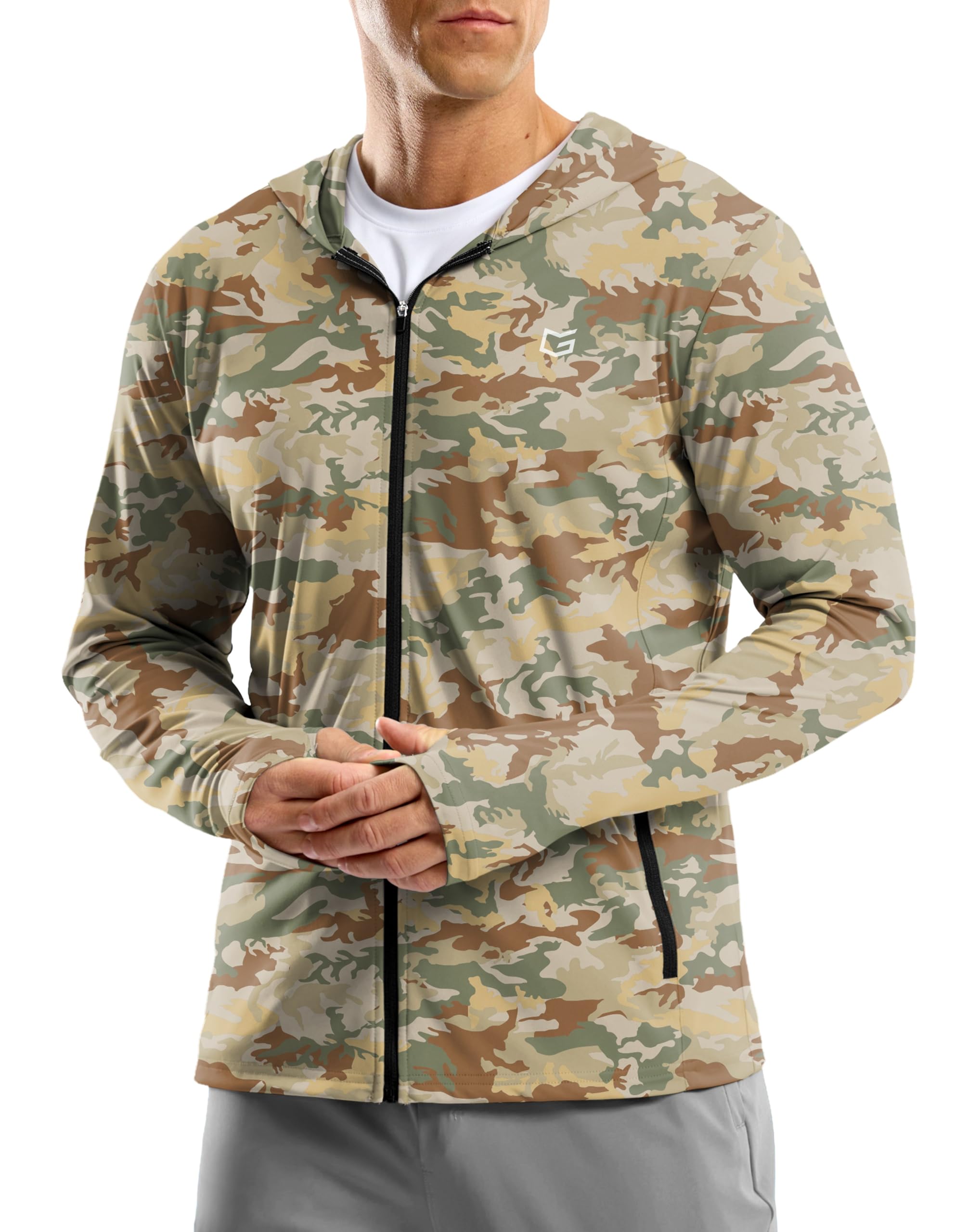 G Gradual Men's UPF 50+ Sun Protection Hoodie