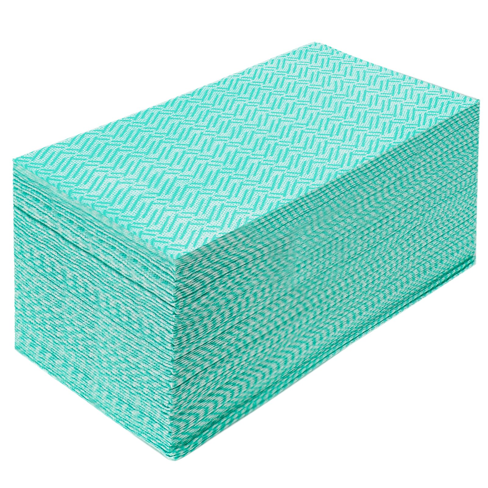 Jebblas Green Kitchen Cloths, 60PCS, 13" x 24", Reusable, Eco-Friendly, Durable