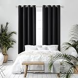Deconovo Blackout Curtains 52 x 63 Inches Thermal Insulated Eyelet Pair view 5