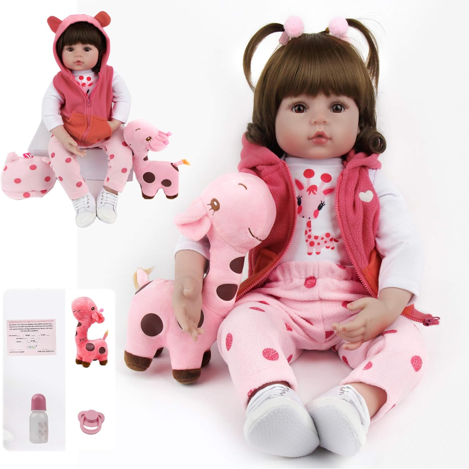 Ziyiui Bebe Reborn Poupee 47cm 18 Pouces Realiste Doux Silicone Vinyle Lifelike Bebe Reborn Garcon Nouveau Ne Magnetique Realite Jouets Poupees Et Poupons Jeux Et Jouets Iplanmovilidad Com