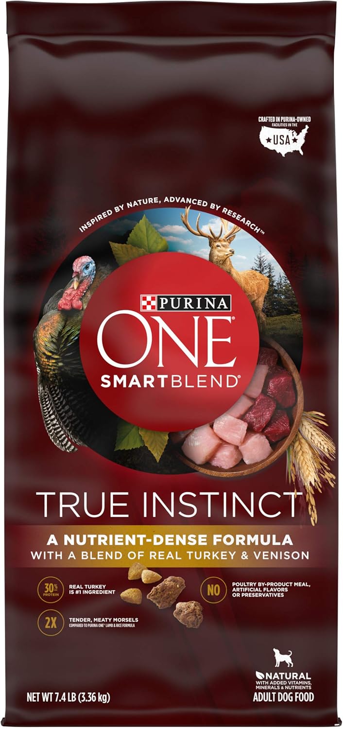 purina one smartblend true instinct natural with real turkey & venison adult dry dog food