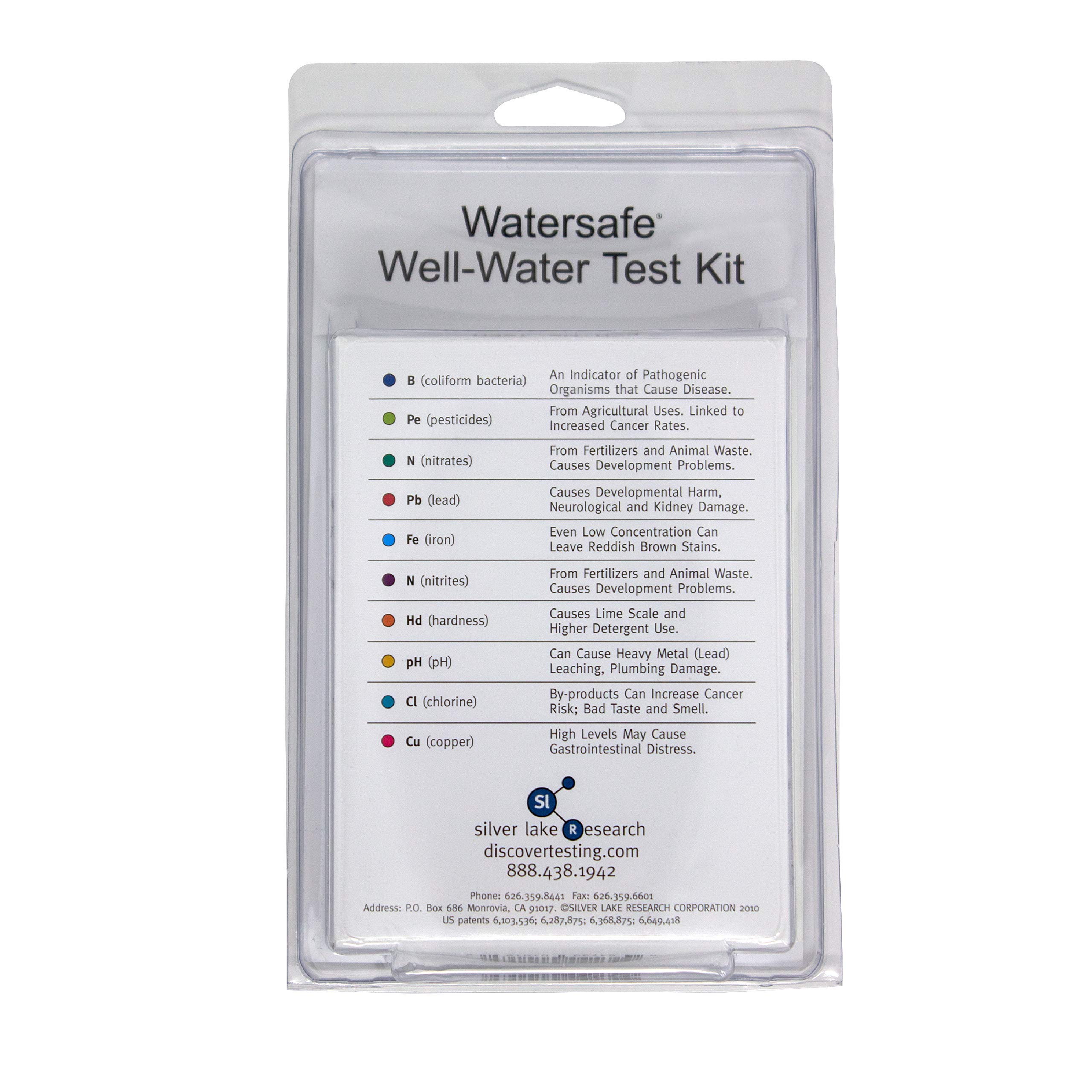 WaterSafe Well Water Test Kit for Drinking Water in Home Tap and Well