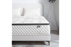 Deegari Full Mattress,10 Inch Full Size Mattress in a Box,Gel Memory Foam and Innerspring Hybrid Mattress with Individual Pocket Spring for Motion Isolation,Pressure Relief,Medium Firm Feel