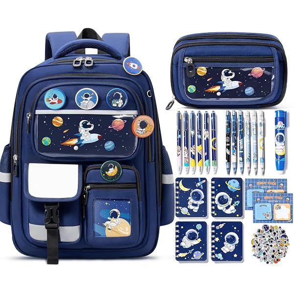 DuJiea Sloth & Sunflower 3-Piece Kids Backpack Set - Bookbag, Shoulder Bag, Pencil Case For School