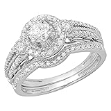 Dazzlingrock Collection 0.98 Carat (Cttw) 14k Round
